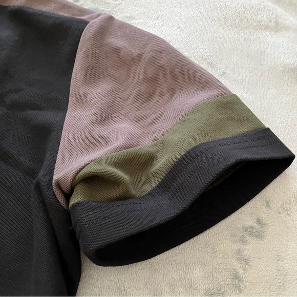 NEW GXXH Stylish Black Polo Shirt Short Sleeve - Picture 7 of 8